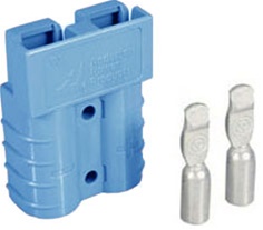 124309-001 QuickCable 3/0 GA 350 Amp Blue SB Connector Crimp Kit (Each)