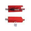 126207-001 QuickCable 2.5"H x 8"W x 13.5"D Red Polypropylene SB Lock Box
