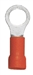 160105-2010 PVC Insulated Ring Terminal 22-18 Gauge Red 1/4" Stud (10 Count)