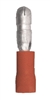 160170-025 PVC Insulated Male Bullet Quick Disconnect 0.157 22-18 Gauge Red (25 Count)