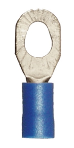 160212-100 PVC Insulated Multi Stud Ring Terminal 16-14 Gauge Blue #6 #8 & #10 Stud (100 Count)