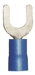 160226-2100 PVC Insulated #10 Spade Terminal 16-14 Gauge Blue (100 Count)