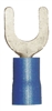 160224-025 PVC Insulated #6 Spade Terminal 16-14 Gauge Blue (25 Count)