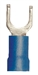 160235-2100 PVC Insulated #8 Flange Spade Terminal 16-14 Gauge Blue (100 Count)