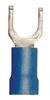 160234-025 PVC Insulated #6 Flange Spade Terminal 16-14 Gauge Blue (25 Count)