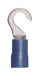 160239-025 PVC Insulated #8 Hook Terminal 16-14 Gauge Blue (25 Count)