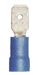 160251-100 PVC Insulated Male Quick Disconnect 0.187 16-14 Gauge Blue &#8203;(100 Count)