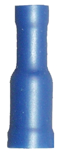 160268-2100 PVC Insulated Female Bullet Quick Disconnect 0.195 16-14 Gauge Blue (100 Count)