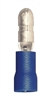 160270-025 PVC Insulated Male Bullet Quick Disconnect 0.157 16-14 Gauge Blue (25 Count)