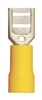 160446-025 PVC Insulated Female Quick Disconnect 0.187 12-10 Gauge Yellow (25 Count)