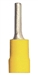 160475-025 PVC Insulated Pin Terminal 0.075 22-18 Gauge Yellow (25 Count)