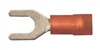 163125-050 Premium Nylon Double Crimp Spade Terminal #8 Stud 22-18 Gauge Red (50 Count)