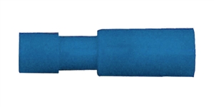163266-100 Premium Nylon Insulated Female Bullet 0.157" 16-14 Gauge Blue (100 Count)