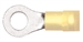 163404-1000 Premium Nylon Double Crimp Ring Terminal #10 Stud 12-10 Gauge Yellow (1000 Count)