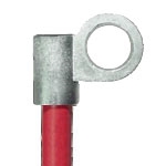 214135-001 QuickCable 2 Gauge Red 120" With 2 LH 0.75" Small Bore Ends