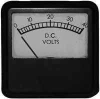 247-017-666 Voltmeter Horizontal 0-40 Volts Range