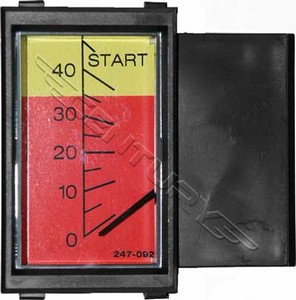 247-044-666 Century Ammeter Vertical 0-40 Amp