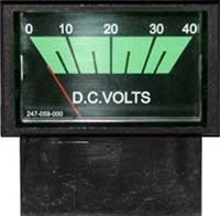 4-380 Snap-On Voltmeter Horizontal 0-40 Volt Range