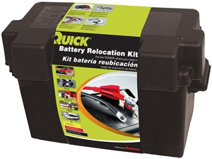 308102-001 QuickCable Top Post Battery Relocation Kit with Hardware Adjustable Battery Box (Groups 24, 27 and 31)