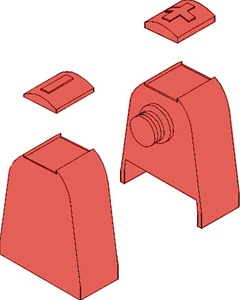 312-003-666 Holster Kit Red (ES2500/ES6000/ES8000)