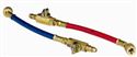 360-80182-00 RTI Hose Extension Set R12 Red And Blue 6 In. With Ball Valve