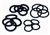 360-80672-00 RTI O'Ring Repair Set For R134A Service Couplers