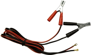 3899002538 Schumacher Clamps Cables Red & Black Set 10 Gauge 82"