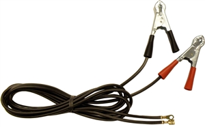 3899001996 Schumacher Clamps Cables Red & Black Set 12 Gauge 84"
