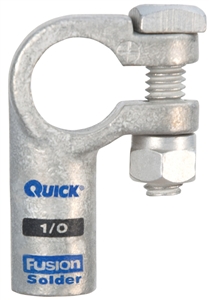 416310-005P QuickCable 1/0 GA Positive Right Elbow Clamp Fusion Solder Connector (5 Pack)