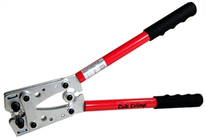 4245 QuickCable Crimping Tool For Copper Lugs And Splices 8 thru 1/0 Gauge