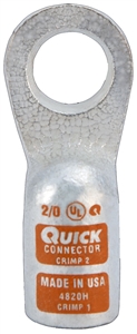 4808-005H QuickCable 8 GA 1/2" Stud Heavy Duty Crimpable Terminal (5 Pack)