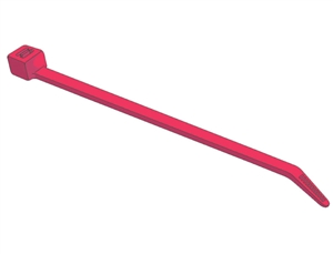 502208-100 QuickCable 8.5" 40 lb Fluorescent Cable Ties Pink (100 Pack)