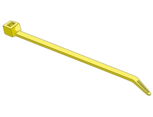 502209-100 QuickCable 8.5" 40 lb Fluorescent Cable Ties Yellow (100 Pack)