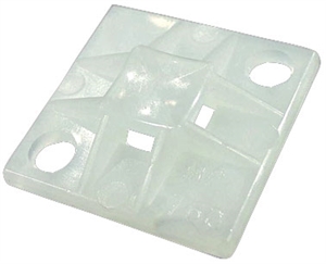 502621-100 QuickCable 3/4" x 3/4" Nylon Mounting Pads Natural (100 Pack)