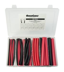 506391-001 QuickCable 6" Red/Black Double Wall Heat Shrink Kit
