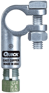 5120-005N QuickCable 2/0 GA Negative Right Elbow Clamp Compression Battery Connector (5 Pack)