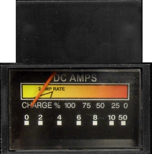 5399100100 Schumacher Ammeter Horizontal 0-50 AMP