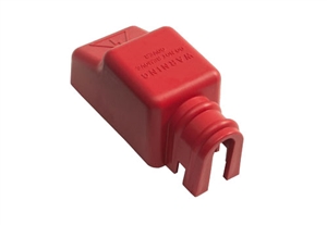 5712-025R QuickCable 1/0 Gauge Max Dual Post Red Terminal Protector (25 Pack)