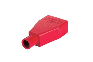 5724-025R QuickCable 1/0 - 2/0 Red Straight Clamp Terminal Protector