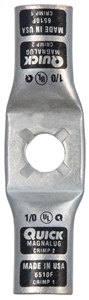 6510-005F QuickCable 1/0 GA 3/8" Stud Dual Locking Anti-Rotating Stackable Magna Lug (5 Pack)