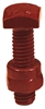 6698-050R QuickCable Red QuickCote Nut w/Bolt (50 PCS)