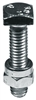 6712-010 QuickCable 5/16"-18 x 1-1/2" Zinc Plated Bolt and Nut (10 Pack)