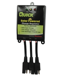 800310 QuickCable 12 Volt Solar Powered Charge Regulator