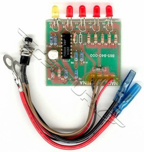 865-840-000 Circuit Board With Battery Leads And Switch (Cigar Lighter Jack)