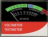 865-932-666 Voltmeter 0-20 Volt Range Horizontal With Board