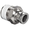 2356-10-00-8 AEC 3/8" MPT X 5/16" ID Hose Push Loc Fitting