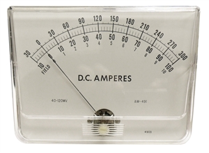 AM-491 Allen DC Ammeter 30-0-300 With Field