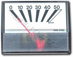 610324 Associated Ammeter Horizontal 0-50 Amp Range W/ Boost