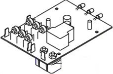 610617 Associated Circuit Board Horizontal Configuration