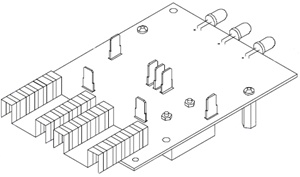 610747 Associated Battery Charger Circuit Board